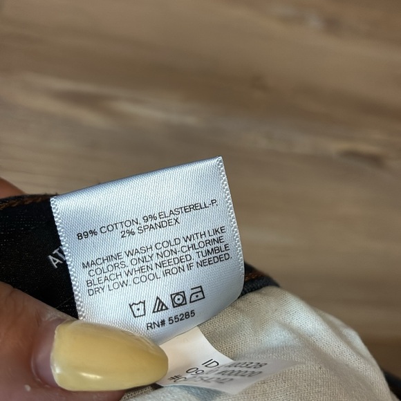 Express Mens Athletic Slim Jeans Straight Dark wash Size 36 X 30 Stretch denim - Picture 8 of 9